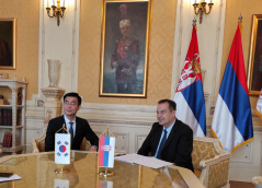 24 March 2022 The National Assembly Speaker in meeting with the Korean Ambassador to Serbia 